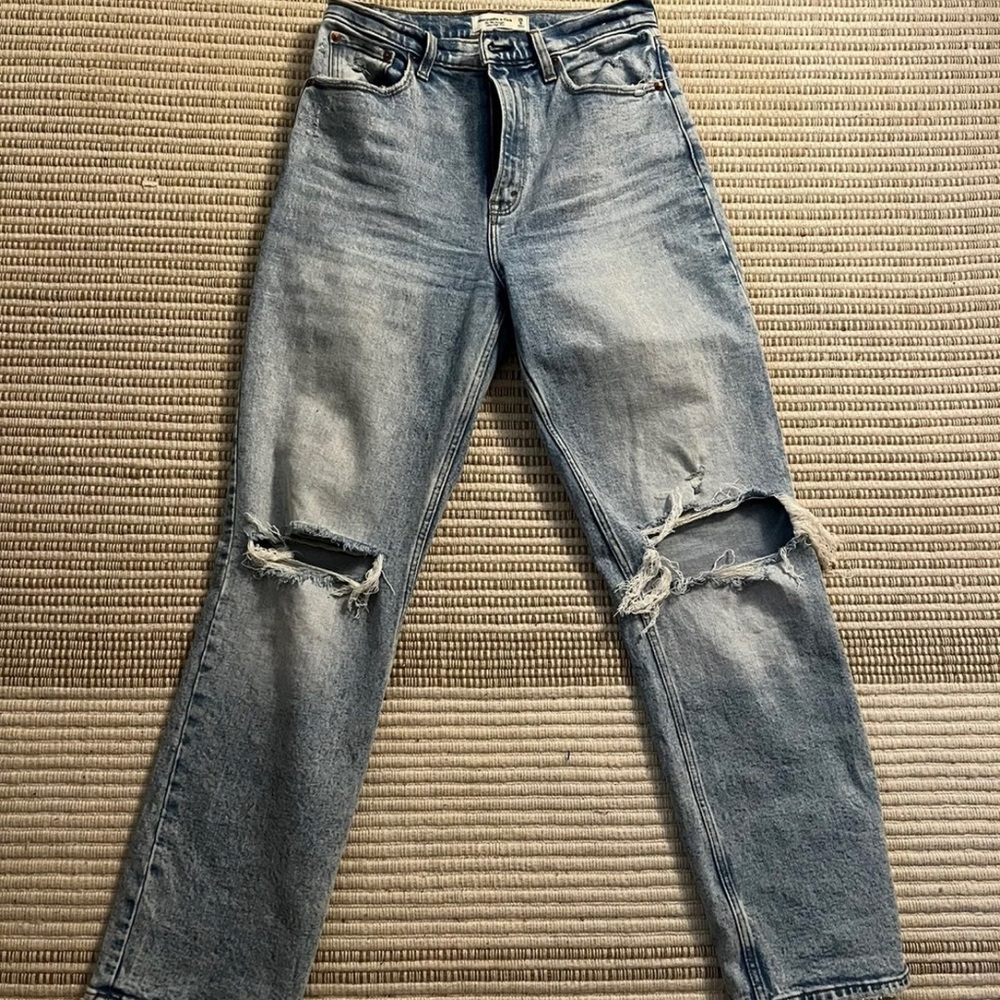 Abercrombie Ultra High Rise 90s Straight